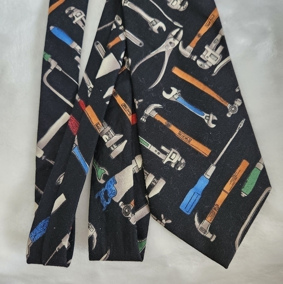 Tango By Max Raab Tool Time Mechanic Home Improvement Necktie Tie - Picture 7 of 12
